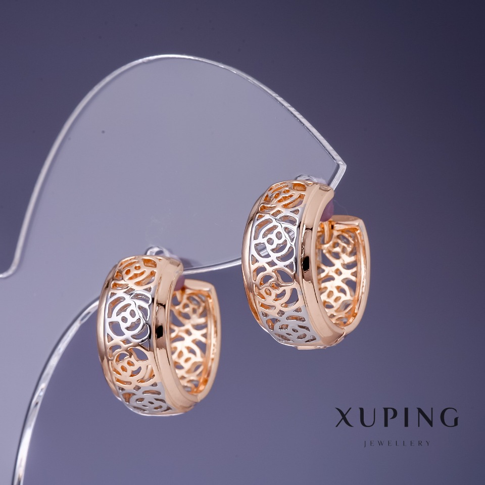 

Серьги Xuping "Розы" 16х8мм "позолота 18К, родий", ida25491
