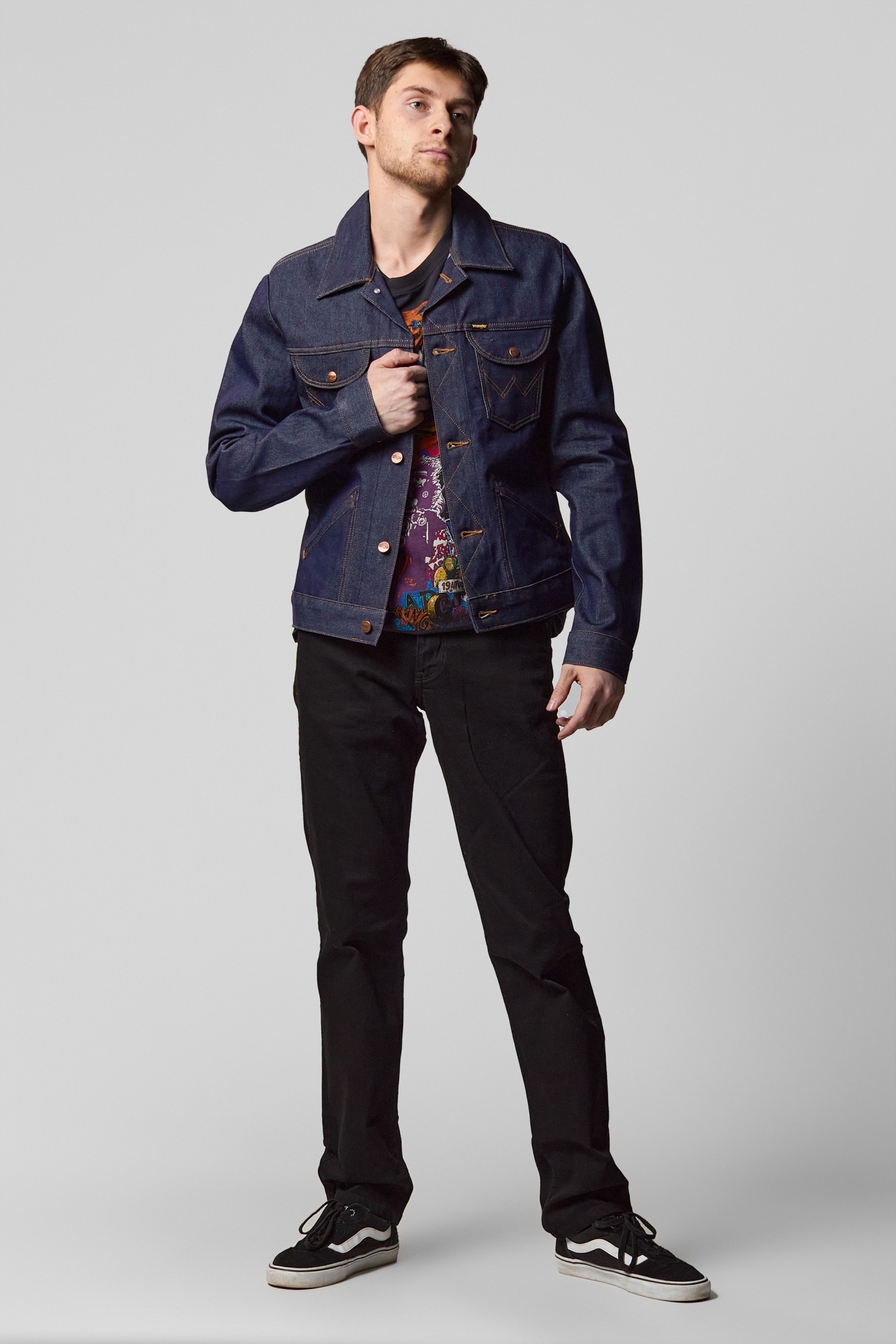 

Куртка джинсовая Wrangler 124WJ Icons Regular Fit Темно-синий -00, Куртка джинсовая Wrangler 124WJ Icons Regular Fit Темно-синий S-00