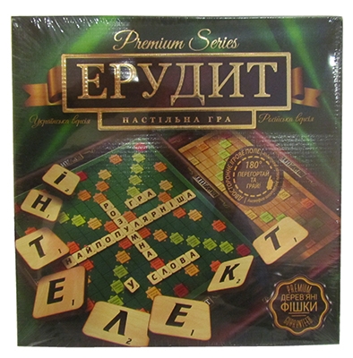 

Игра настольная большая Эрудит PREMIUM SERIES укр G-ER-U-01
