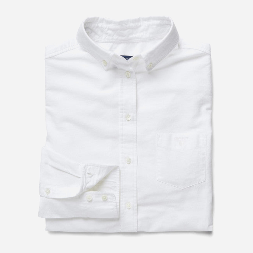 

Рубашка GANT Oxford Shirt 432491  White, Рубашка GANT Oxford Shirt 432491 42 White