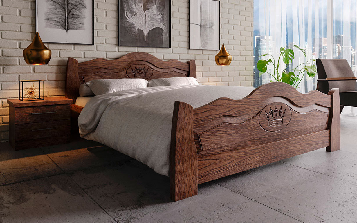 

Кровать Корона 160х190 см. ЧДК