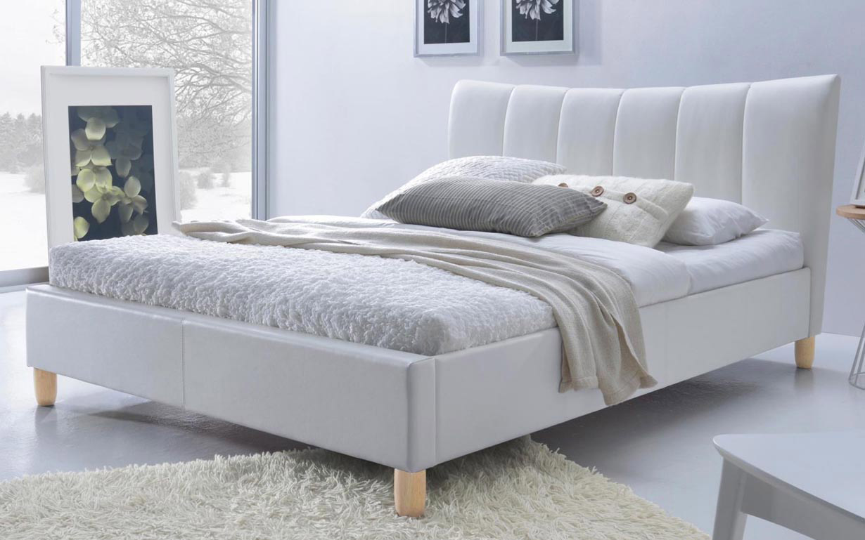 

Кровать Sandy white 160х200 см. Halmar