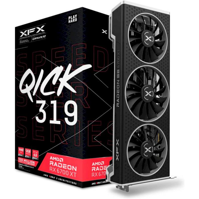 

Видеокарта XFX Speedster QICK 319 Radeon RX 6700 XT Black (RX-67XTYPBDP)