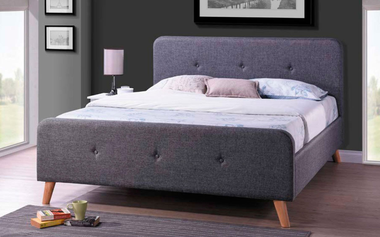 

Кровать Malmo grey 140х200 см. Signal