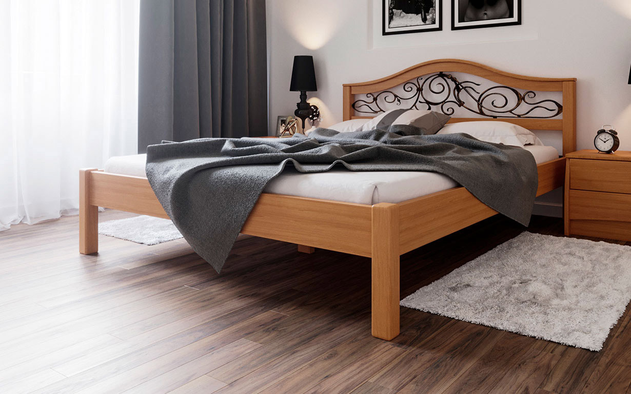 

Кровать Италия с ковкой 160х200 см. ЧДК