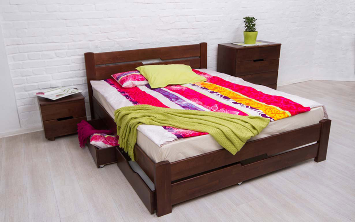 

Кровать Айрис с ящиками 90х200 см. Олимп