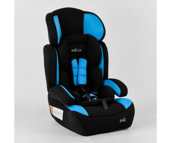 

Автокресло универсальное JOY 50709, с бустером, группа1/2/3, от 9-36 кг, Голубое