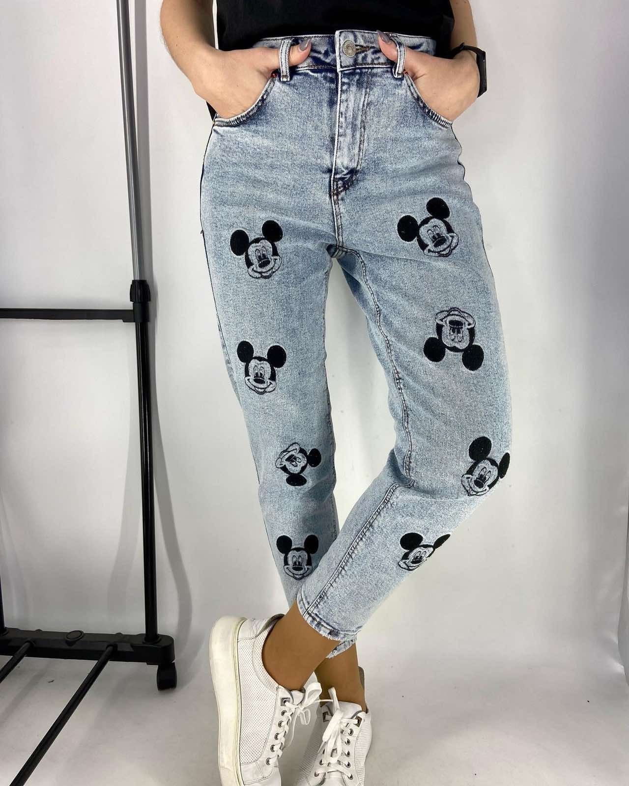 

Джинсы женские Mom's голубые стрейч Elcido размер  P-136-00209, Джинсы женские Mom's голубые стрейч Elcido размер 36 P-136-00209