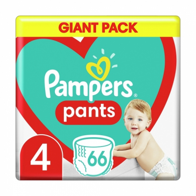 

Подгузник Pampers трусики Maxi Pants Размер 4 (9-15 кг) 66 шт (8006540069080)