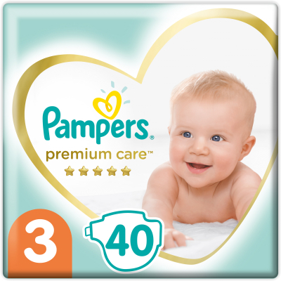 

Подгузник Pampers Premium Care Midi Размер 3 (6-10 кг) 40 шт (8001090379337)