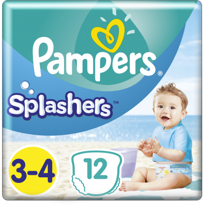 

Подгузник Pampers для плавания Splashers Размер 3-4 (6-11 кг) 12 шт (8001090698346)