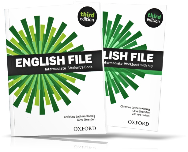 

English File Intermediate, Student's book + Workbook / Учебник + Тетрадь английского языка