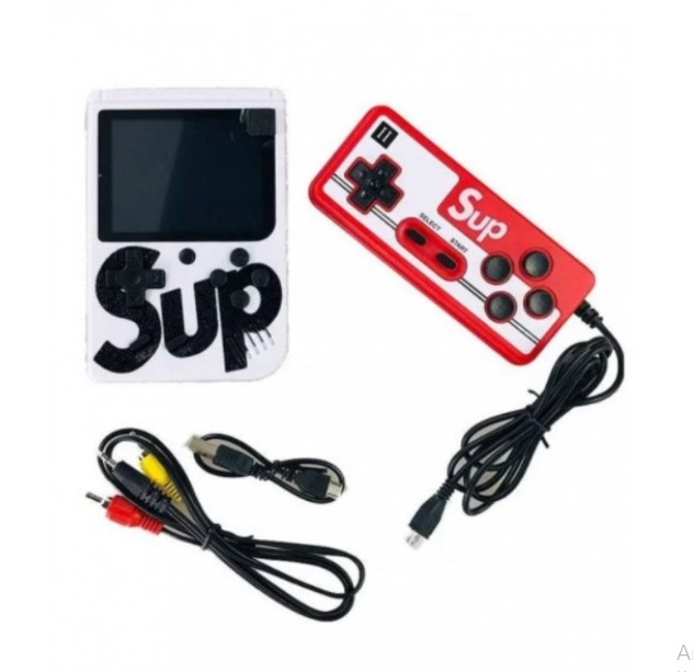 

Игровая портативная приставка SUP 400в1. Белая
