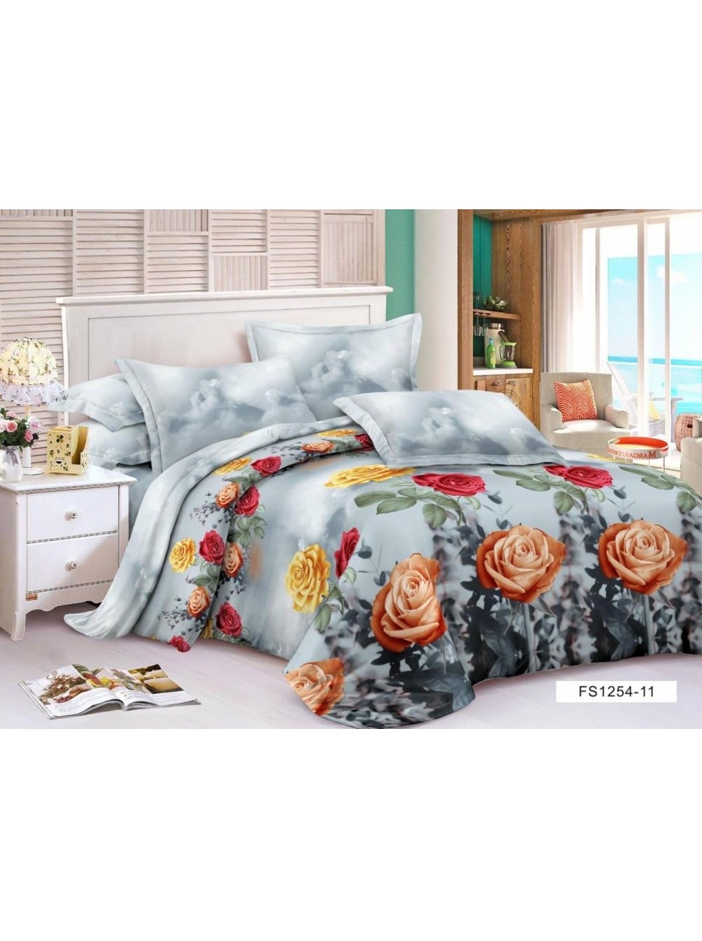 

Евро комплект постельного белья Vital - Textile Бязь 3D Premium 200х220 см (BPe-36)