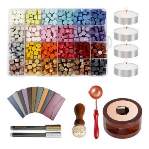 

Набор подарочный для сургучных печатей, 24 цвета