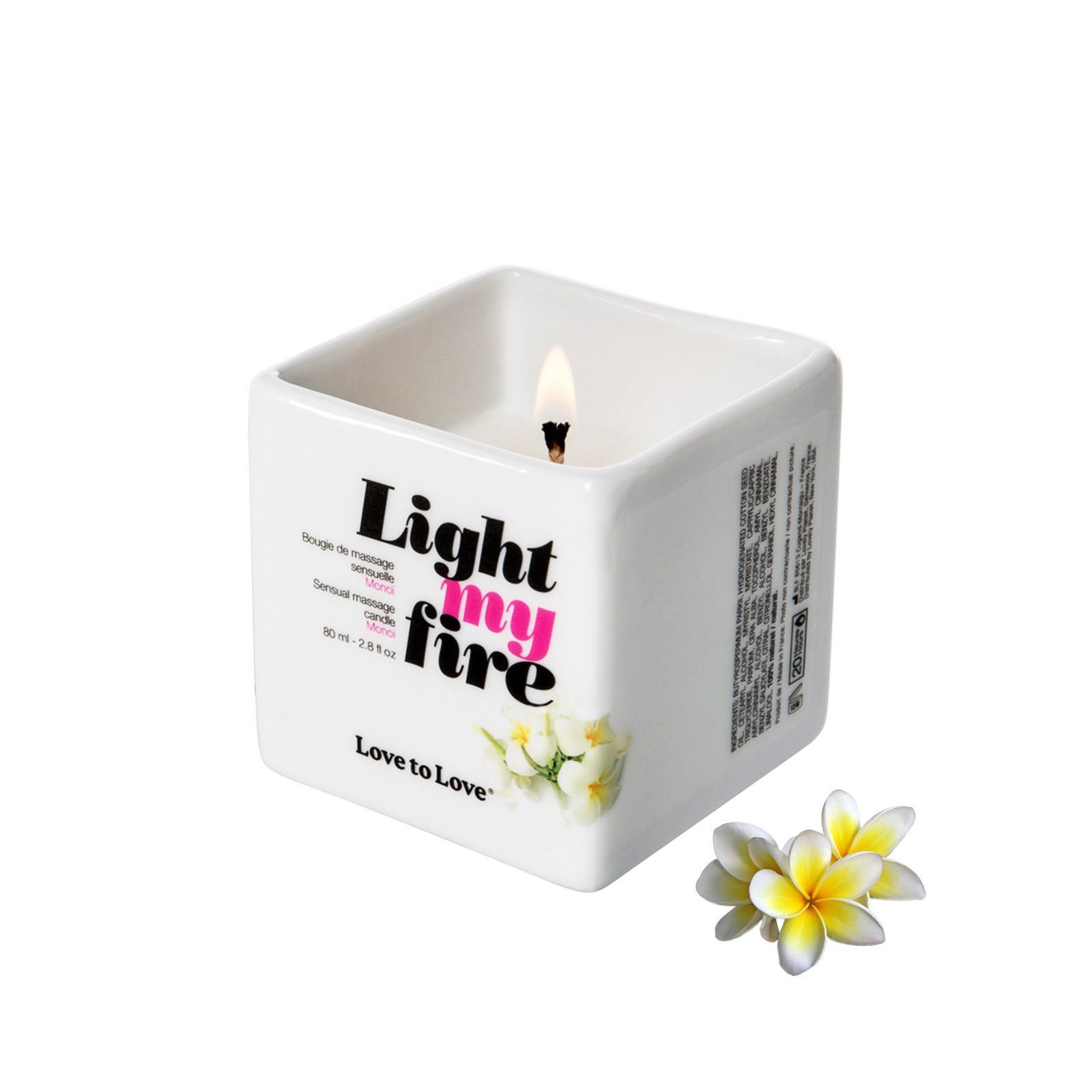 

Массажная свеча 80 мл Love To Love LIGHT MY FIRE Monoi