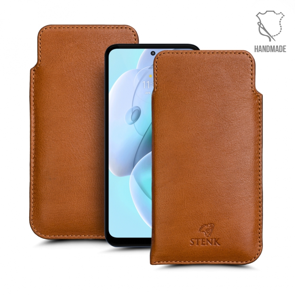

Футляр Stenk Elegance для Motorola Moto G41 Camel