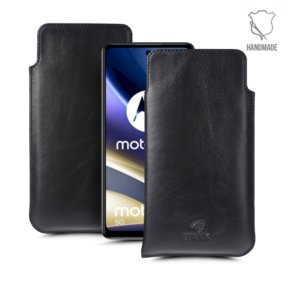 

Футляр Stenk Elegance для Motorola Moto G51 5G Чёрный