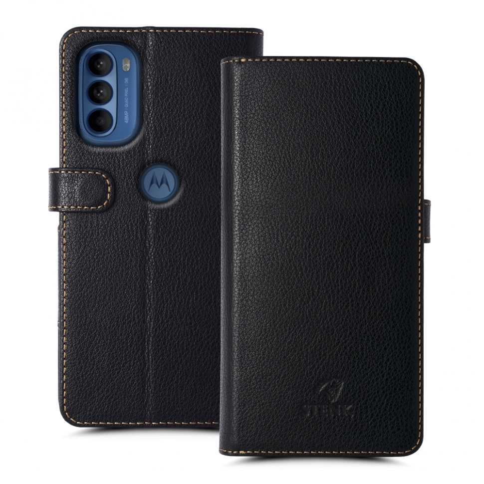 

Чехол книжка Stenk Wallet для Motorola Moto G41 Черный