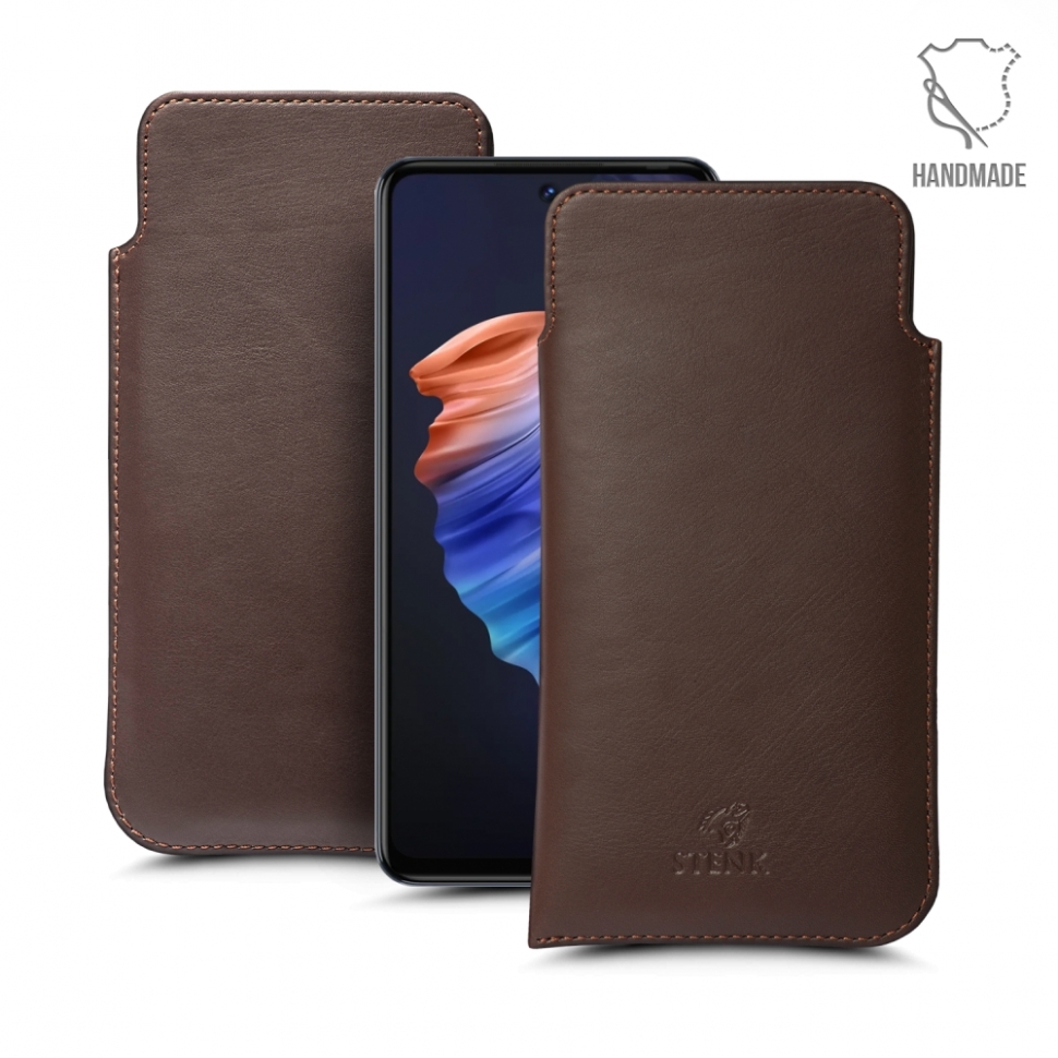 

Футляр Stenk Elegance для TECNO Camon 18P Коричневый