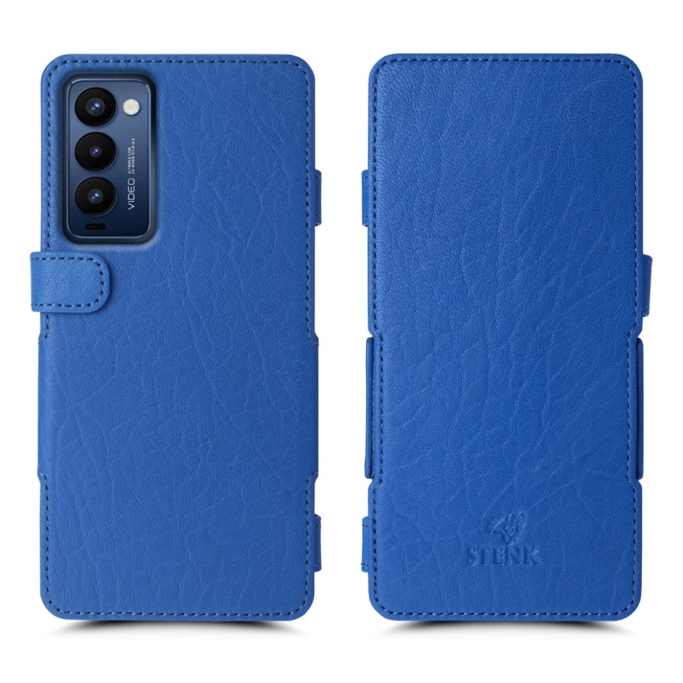 

Чехол книжка Stenk Prime для TECNO Camon 18P Ярко синий