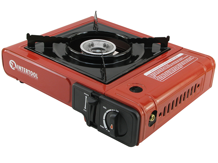 

Плита газовая Intertool GS-0001 красная