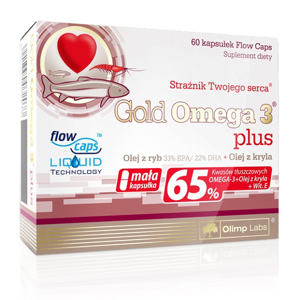 

Жирные кислоты Olimp Gold Omega 3 Plus 60 капсул