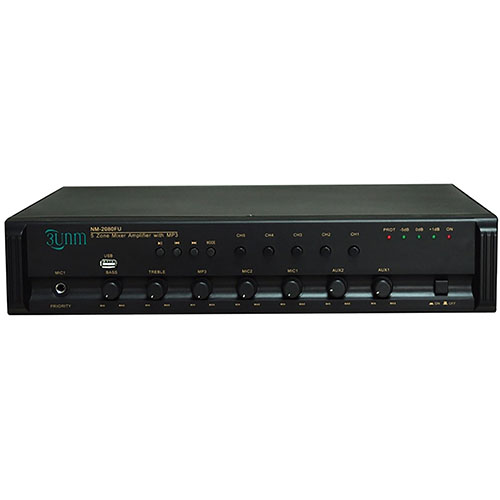 

Трансляционный усилитель Younasi Y-2120FU, 120Вт, USB, 5 zones