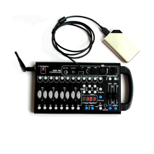 

2.4G Беспроводной мини DMX контроллер New Light MINI-192W