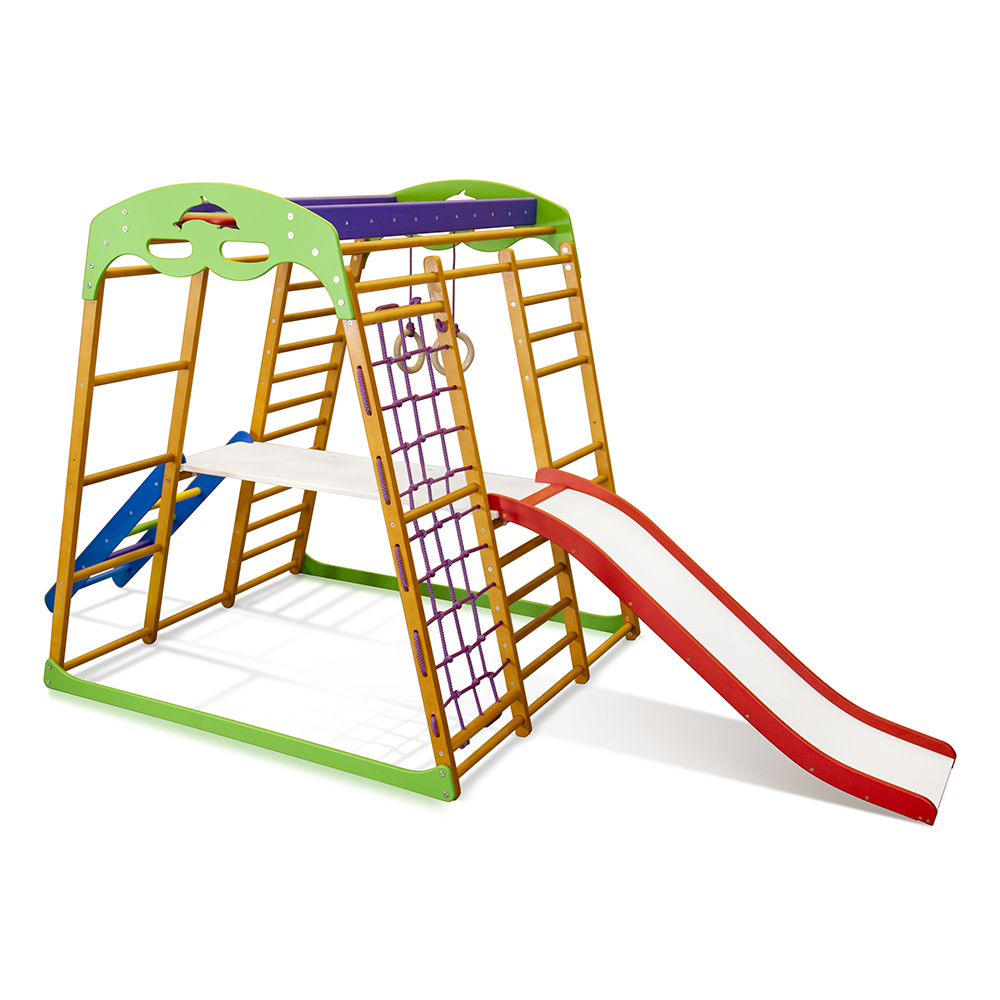 

Детский спортивный комплекс для квартиры Карамелька Plus 2