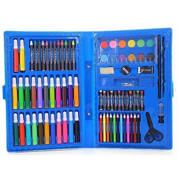 

Набор для рисования и творчества Art set 86 предметов Синий