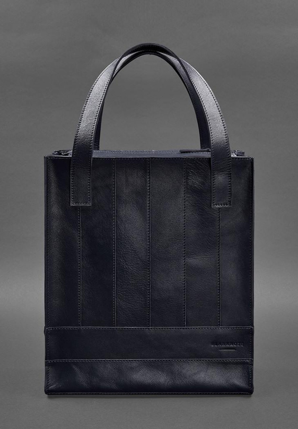 

Женский кожаный шоппер Бэтси темно-синий краст BN-BAG-10-NAVY-BLUE