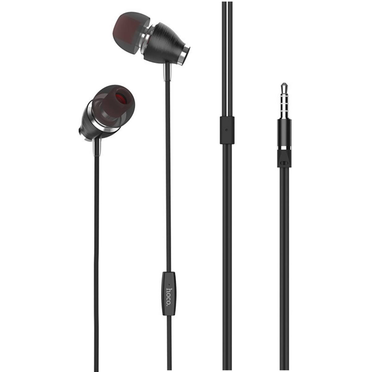 

Наушники Hoco M28 Ariose universal earphones with mic Black