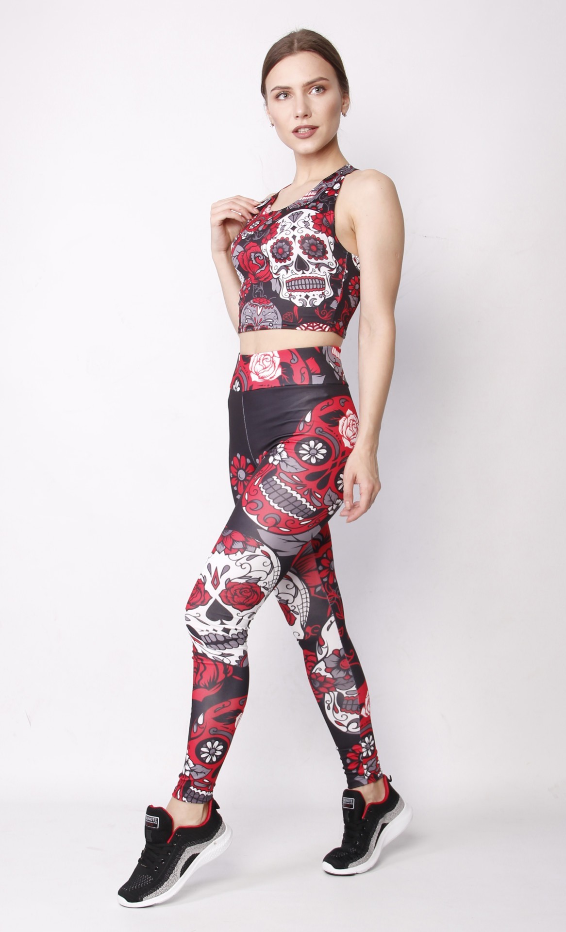 

Комплект для фитнеса PRINTFIT 0235KЧ 42 красный череп