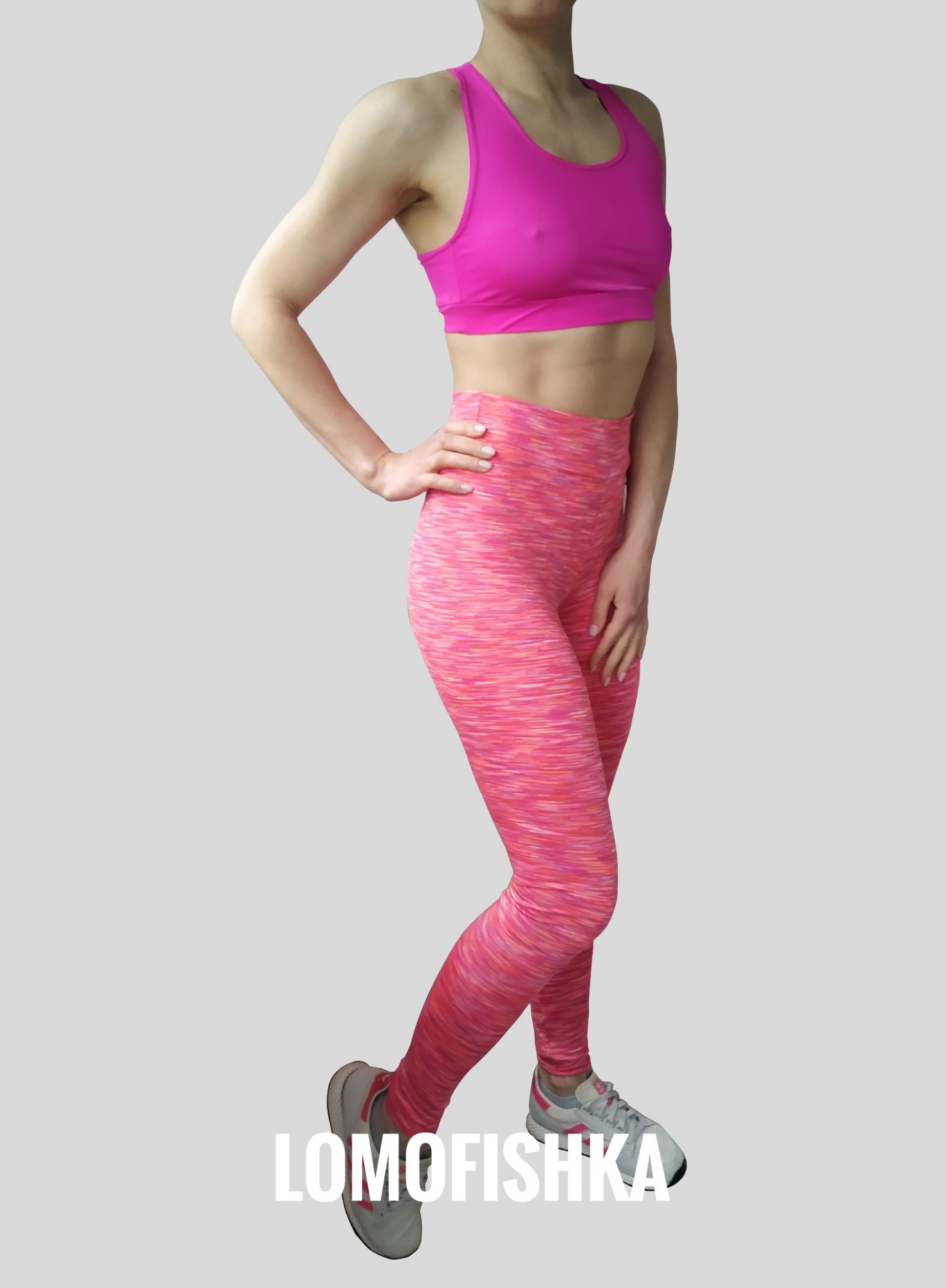 

Комплект для фитнеса (лосины+топ) PRINTFIT 02ФЛ35М 42 "Фламинго"