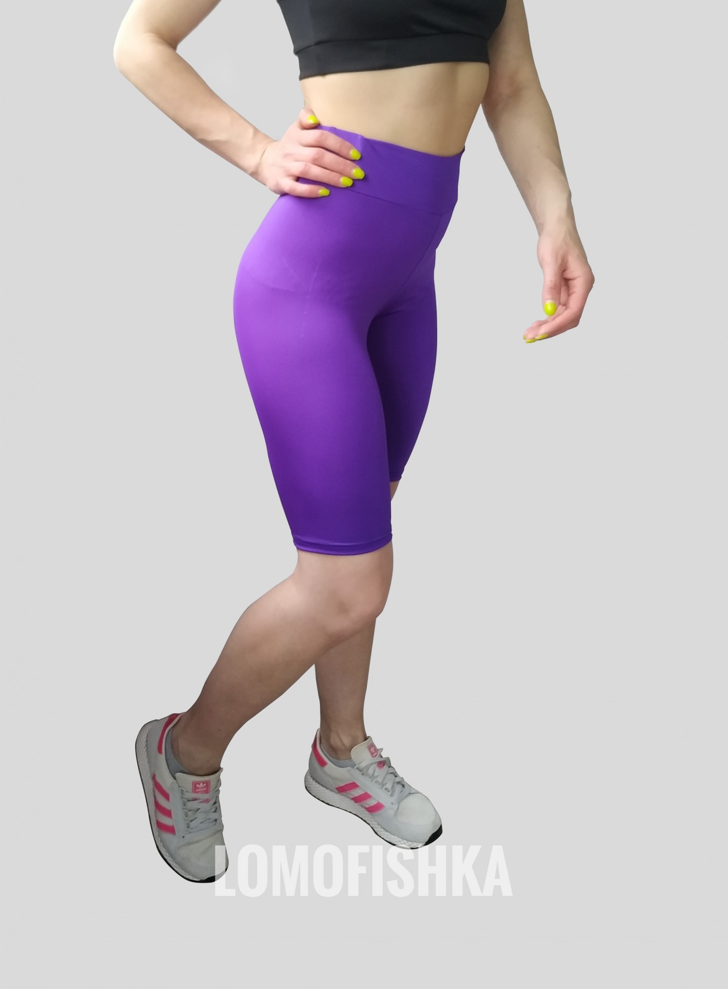 

Спортивные женские велосипедки LOMOFIT 01Ф 42 фиолетовые
