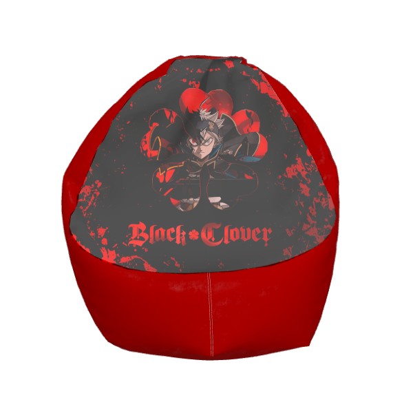 

Кресло мешок - Black Clover (Черный Клевер) 5 Цвет красный - MyTee
