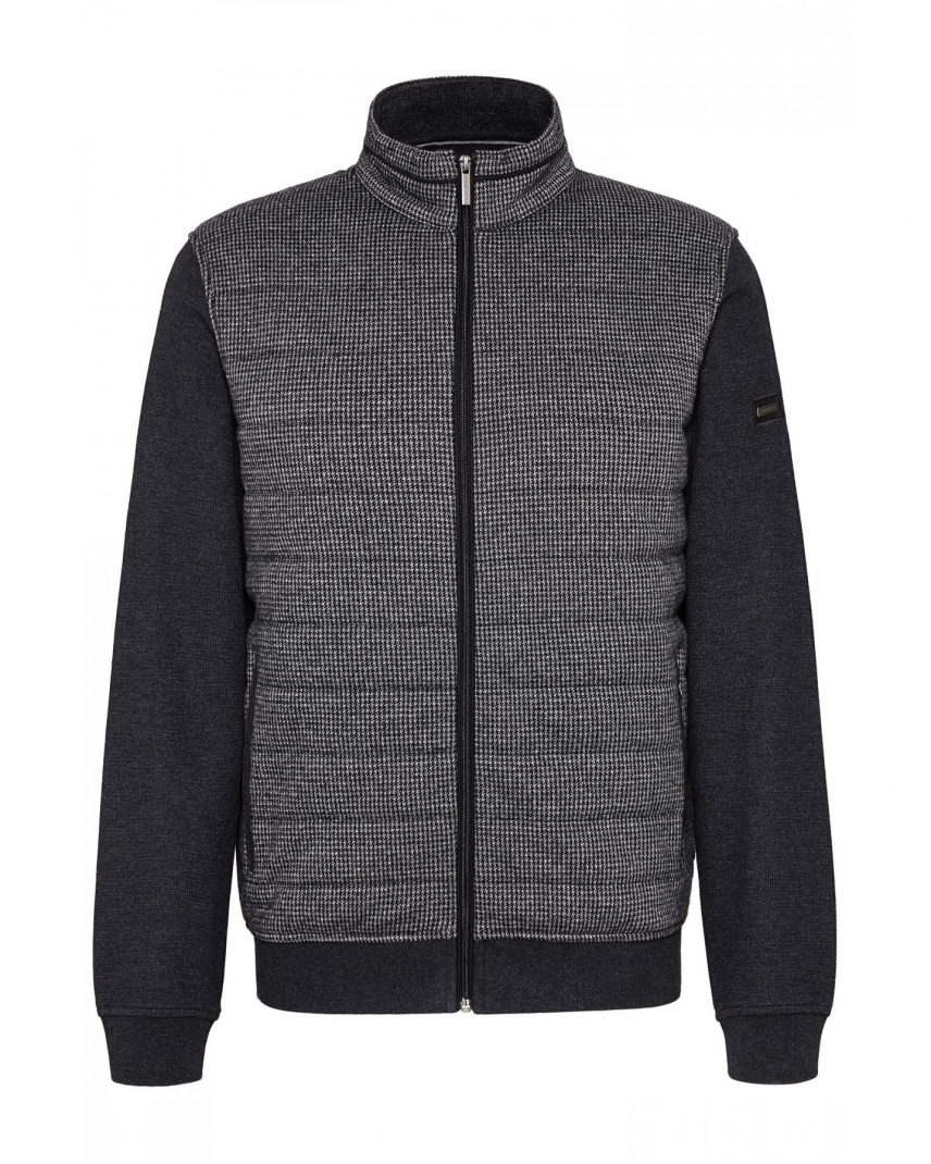 

Куртка трикотажная Bugatti  серая 85084/280 8750, Куртка трикотажная Bugatti 3XL серая 85084/280 8750