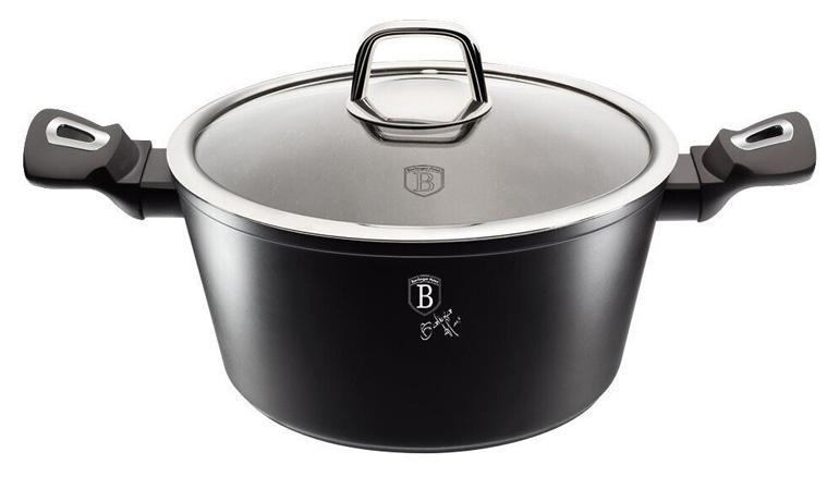 

Кастрюля Berlinger Haus Black Silver 4.1л с мраморным покрытием Черная