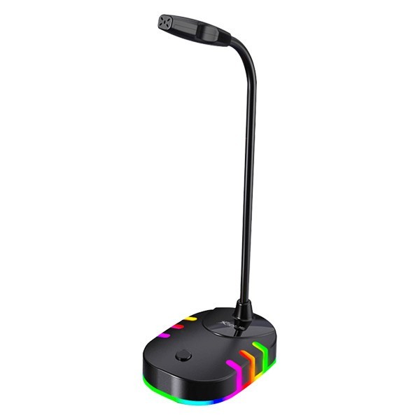 

Микрофон игровой для компьютера XTRIKE XMC-02 |3.5mm/USB| с RGB подсветкой (XMC-02)