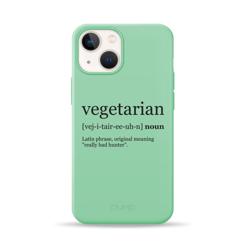 

Чехол для iPhone 13 mini Pump Silicone Minimalistic Case Vegetarian Wiki