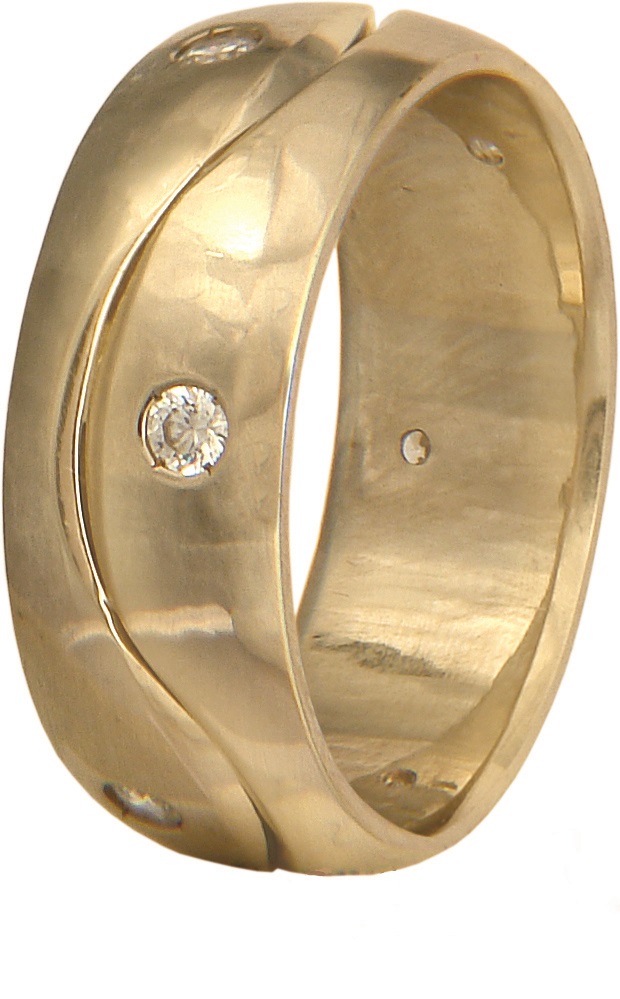 

Обручальное кольцо из желтого золота Alexs Jewel O0044-42770001
