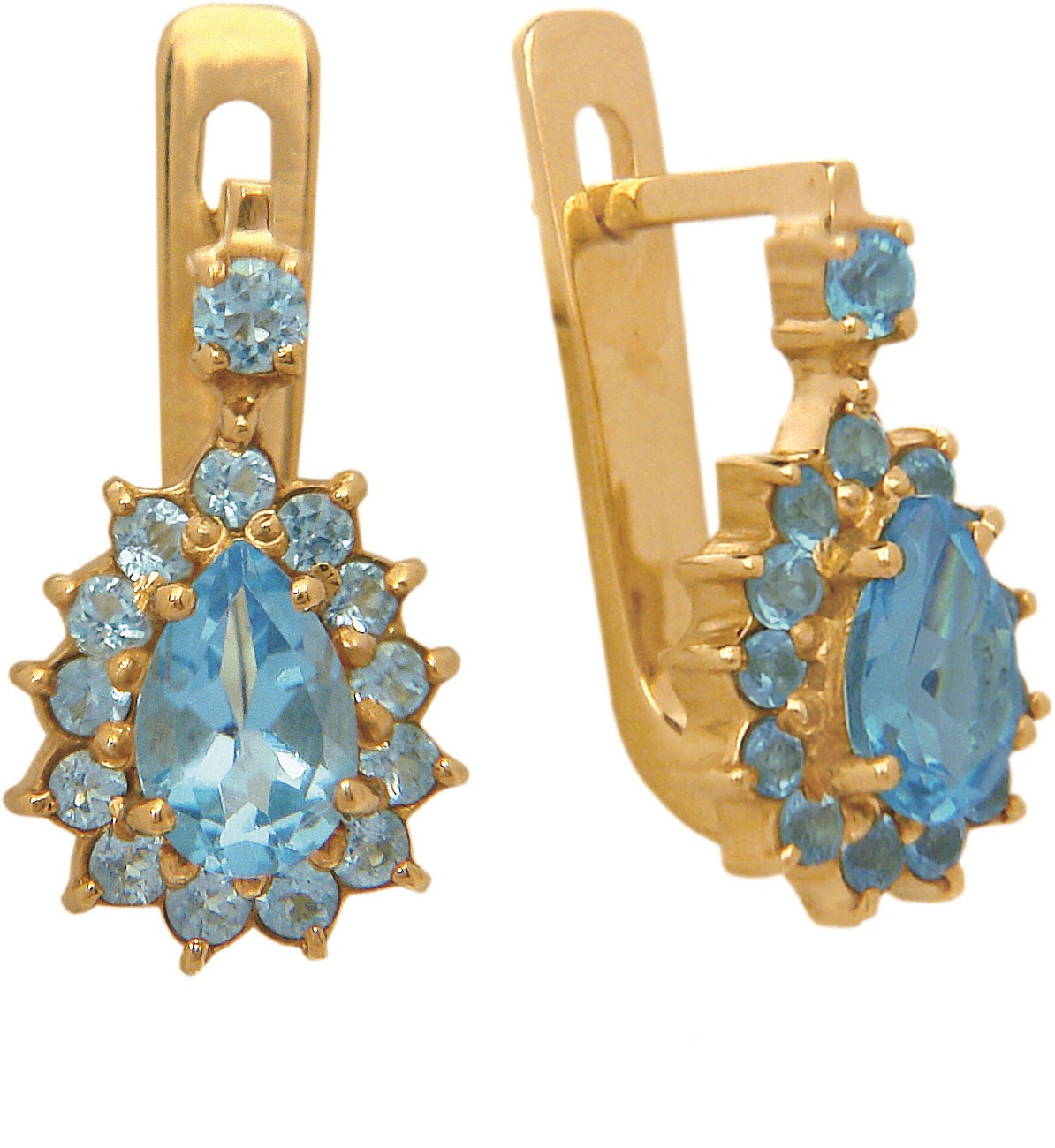 

Серьги из желтого золота Alexs Jewel C097-3828