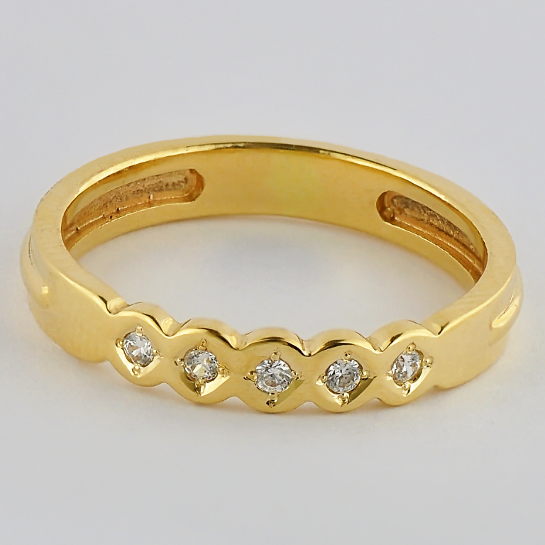 

Обручальное кольцо из желтого золота Alexs Jewel O0071-43290004