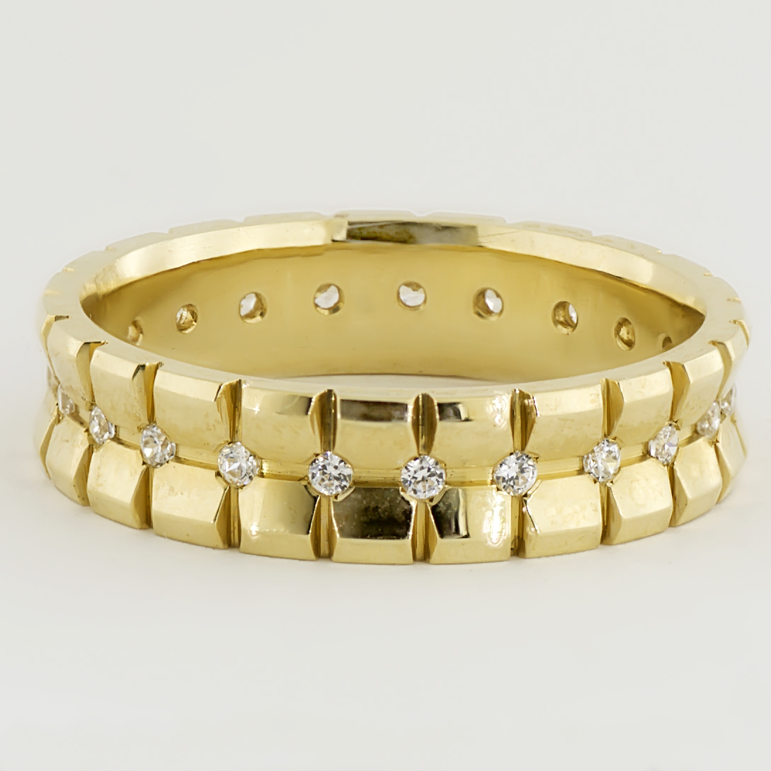 

Обручальное кольцо из желтого золота Alexs Jewel O0067-43210014