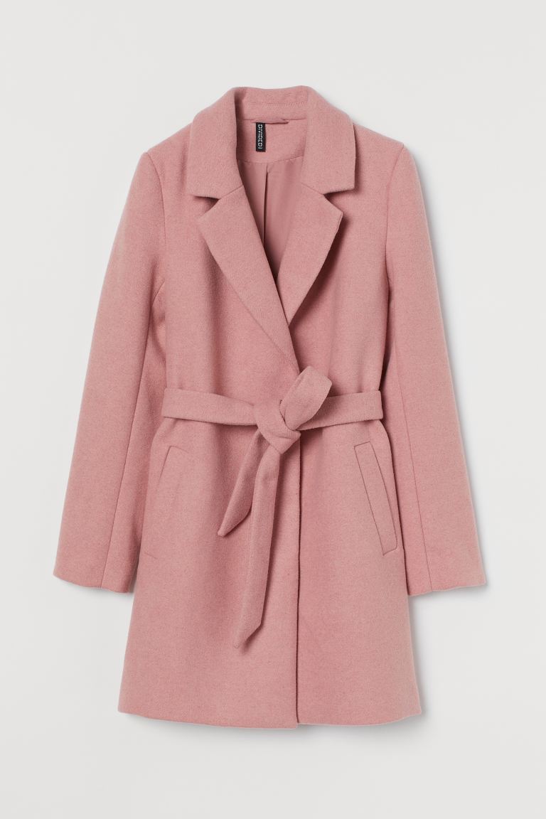 

Пальто H&M  Розовый, Пальто H&M XS Розовый