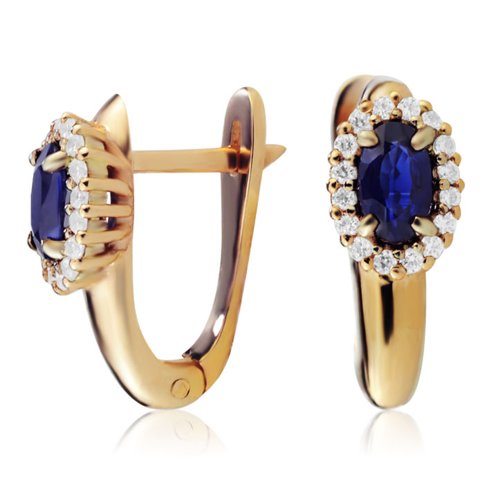 

Серьги из красного золота Alexs Jewel C393-4883