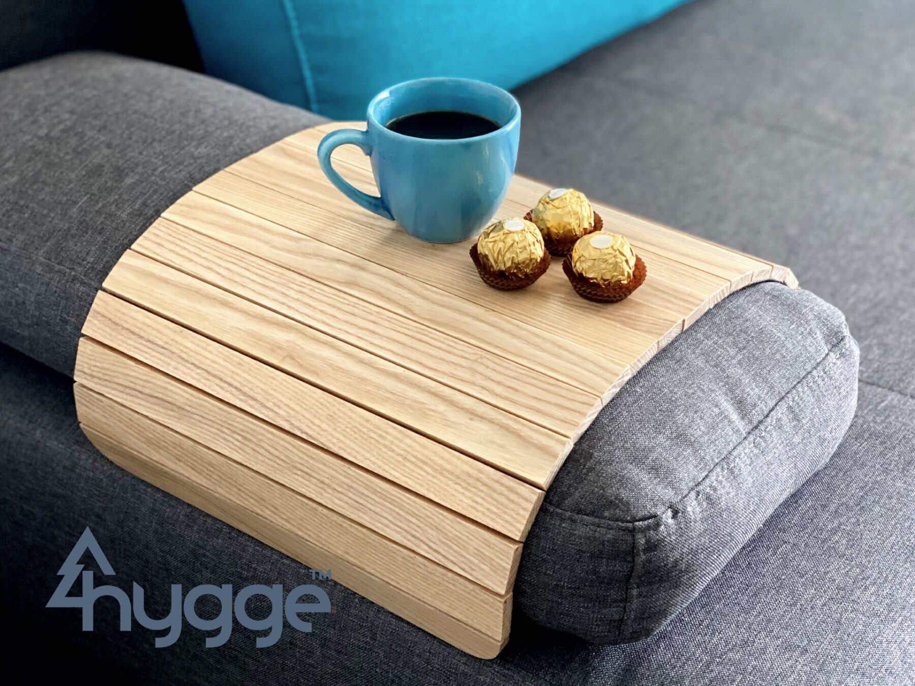 

Деревянный столик-накладка на диван для завтрака Hygge™ ясень Original