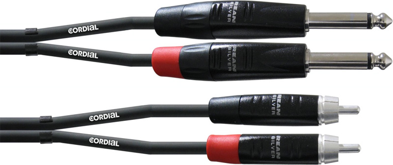 

Коммутационный кабель 2xJack—2xRCA 0.3м Cordial CIU 0,3 PC