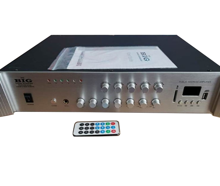 

Трансляционный усилитель BIG PADIG500 5zone USB/MP3/FM/BT